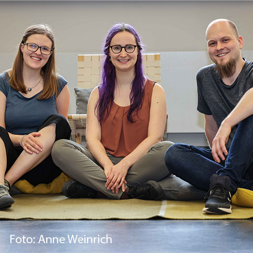 Robin und Anna Kohler und Magdalena Dressler, Foto: A. Weinrich